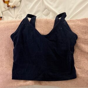Lululemon Athletica Navy Crop Top